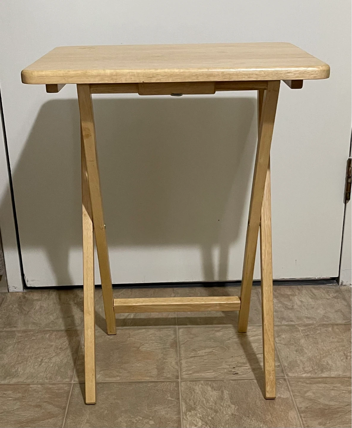 🌱 Wooden Folding Tray Table - photo 3