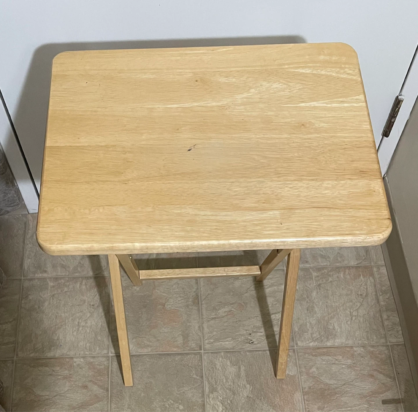 🌱 Wooden Folding Tray Table - photo 2
