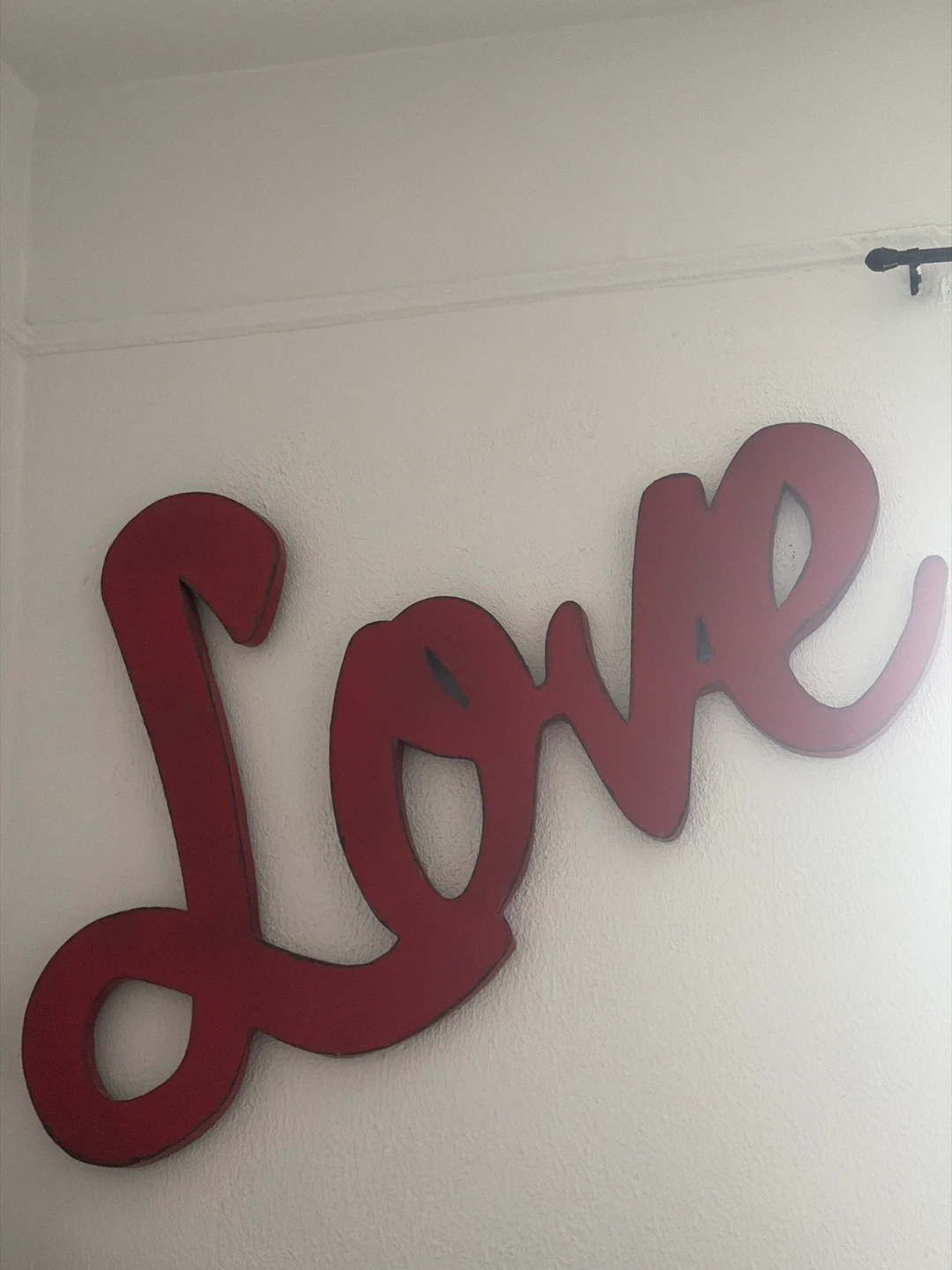 Red "Love" Wall Decor