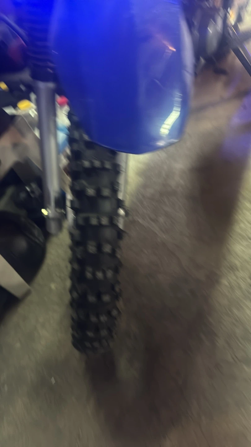 Yamaha Dirt Bike with Custom Blue LED Lights - photo 2