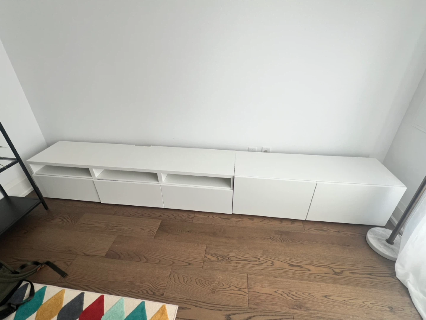 IKEA BESTA TV Stand Media Console - White