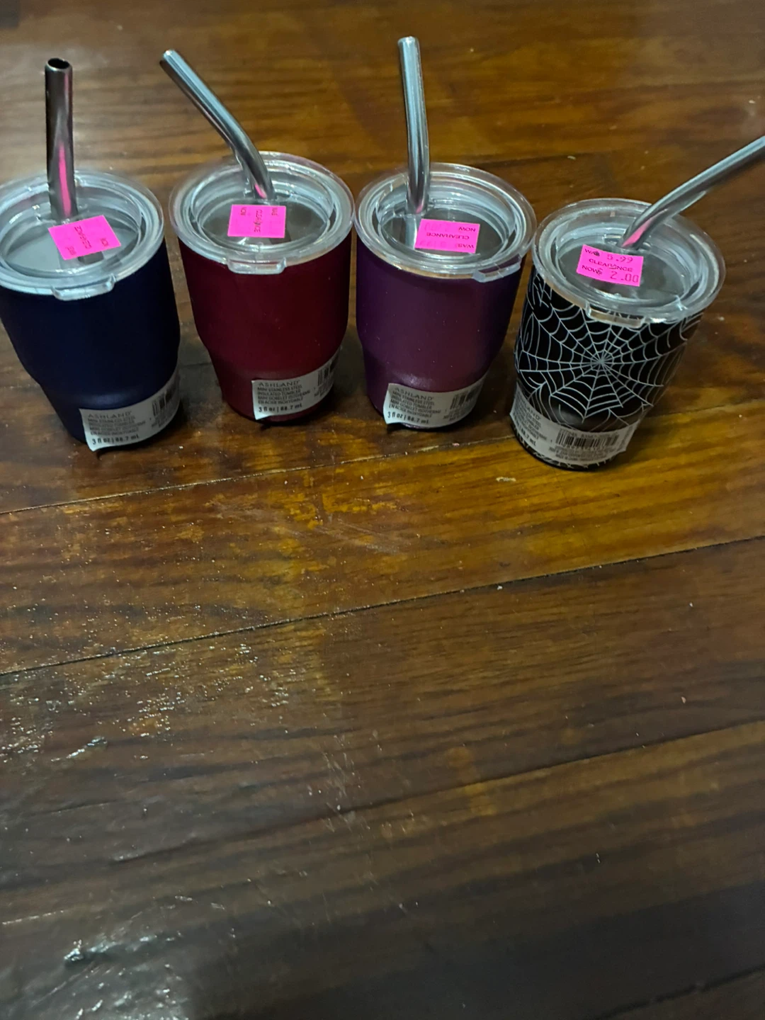 Four mini tumbler