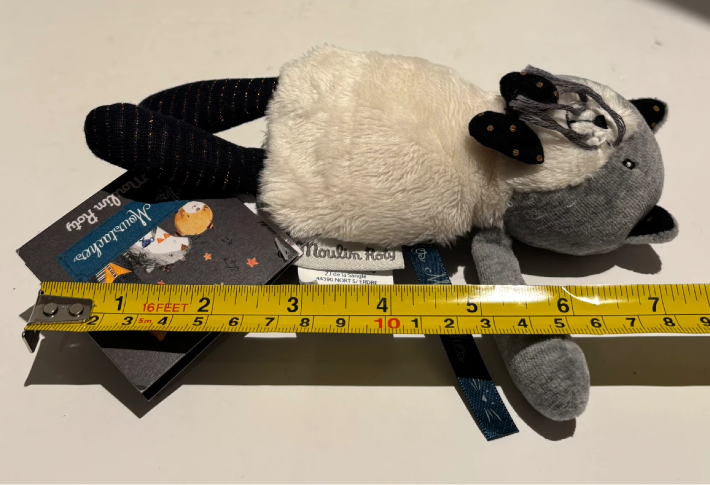 Moulin Roty Les Moustaches Raccoon Plush Toy - photo 4