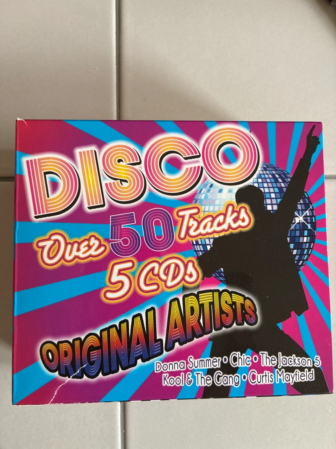 Disco 50 Tracks Over 5 CDs Original Artists Music Compilation