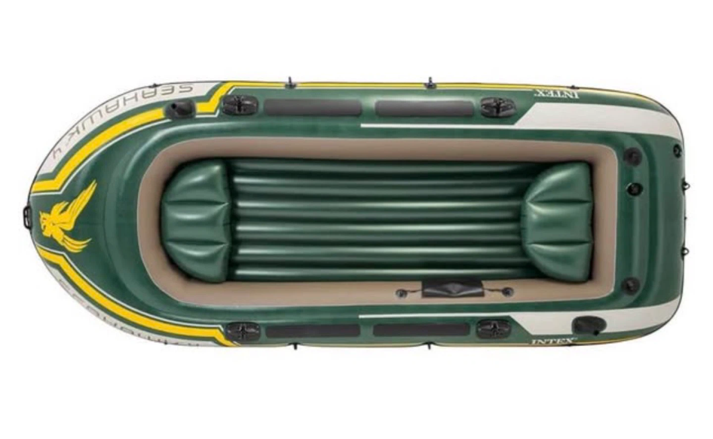 Intex Seahawk 4 Inflatable Boat Set with Oars and Pump - photo 3