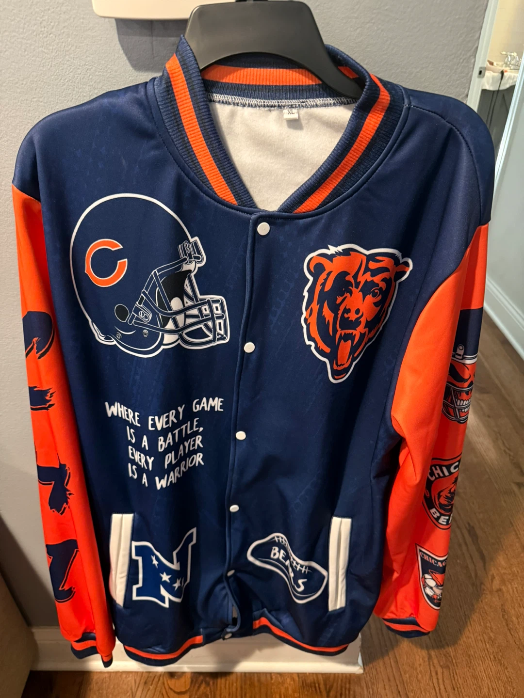 Chicago Bears Letterman Jacket XL