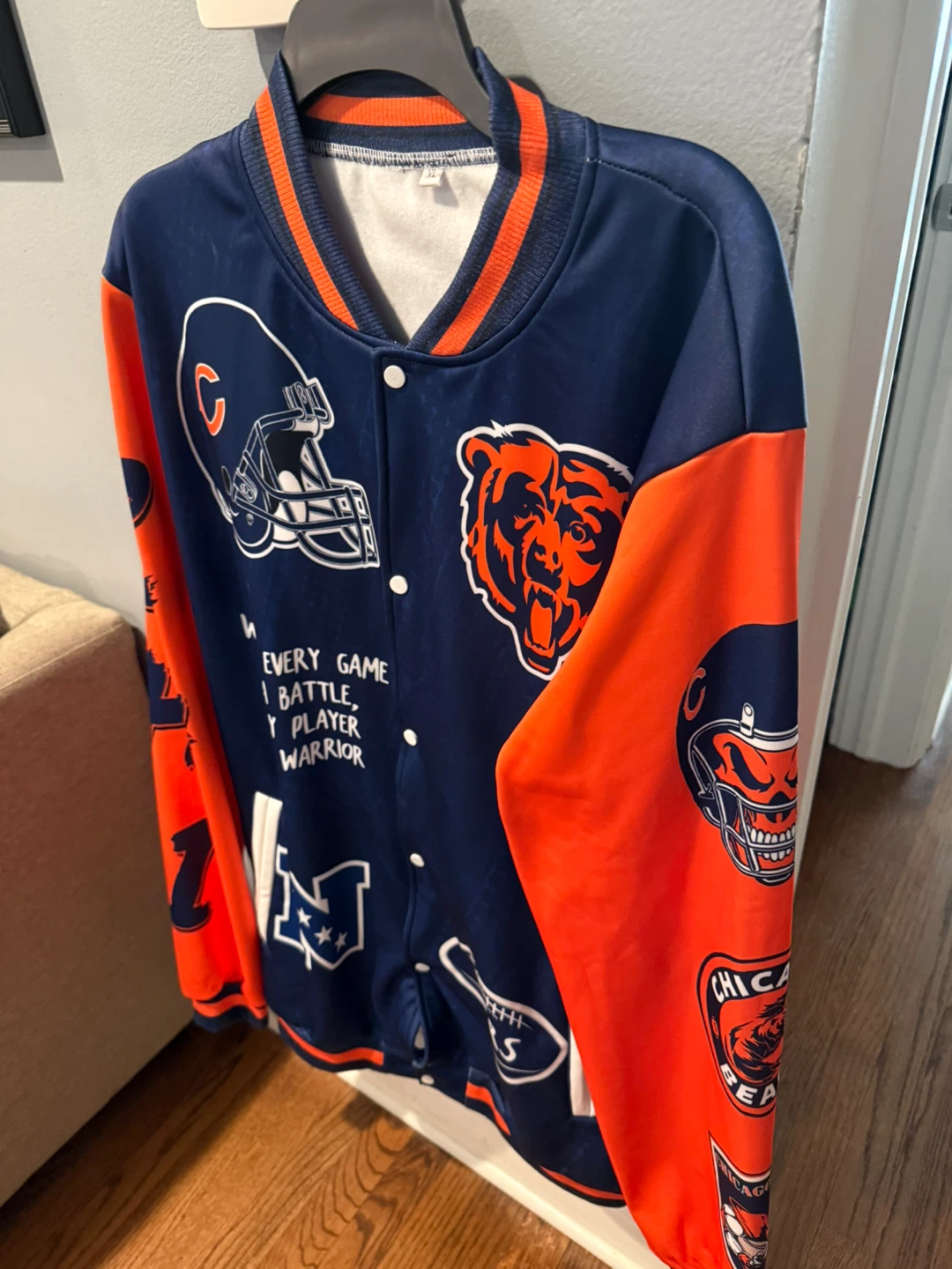 Chicago Bears Letterman Jacket XL - photo 4