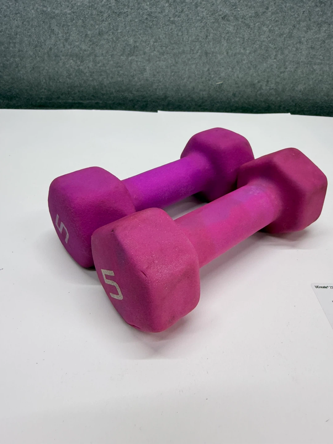 5 lb Dumbbells (Pair) - Pink/Purple - photo 2