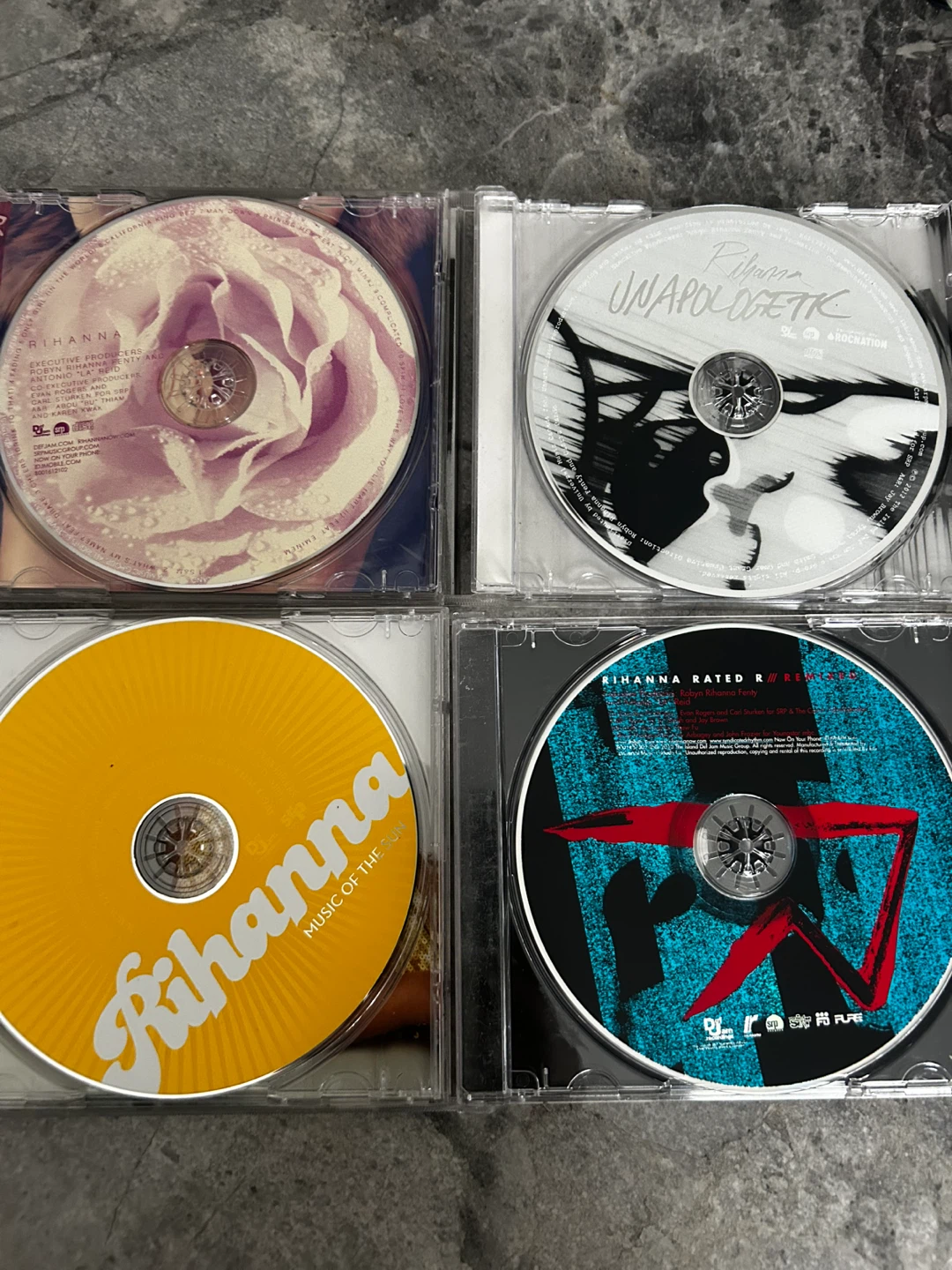 Rihanna CD Lot: Loud, Rated R, Unapologetic, Music of the Sun - photo 2