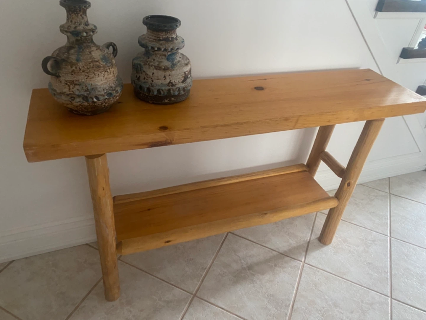 Wooden Console Table with Shelf size 41 x 12 x 27 - photo 3
