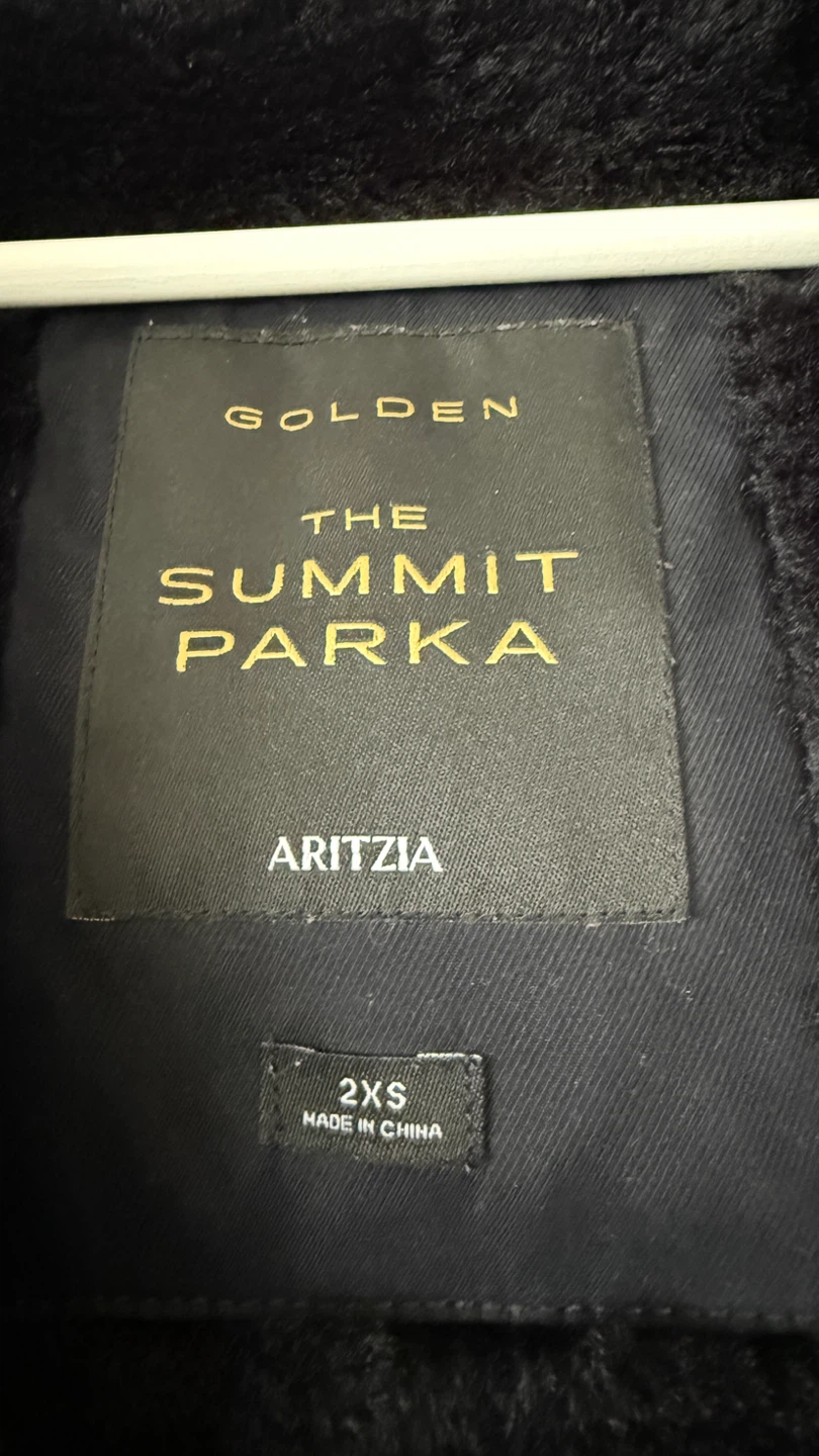 Aritzia Golden The Summit Parka - Black - 2XS - photo 2