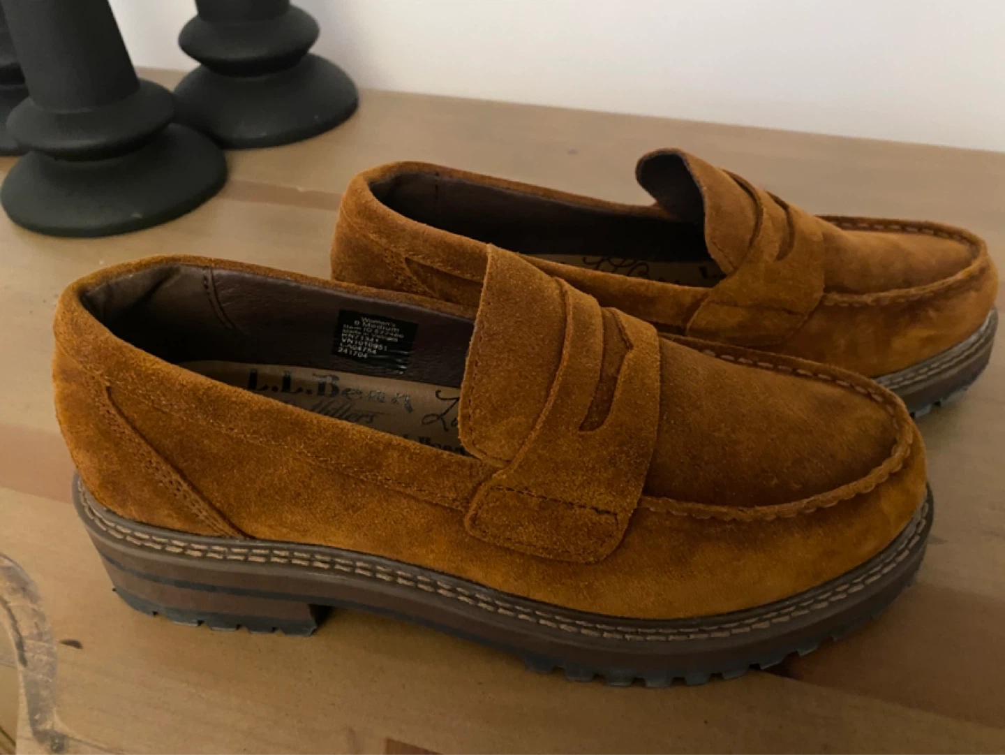 L.L.Bean Women's Camden Hills Suede Loafers size 9 - photo 5