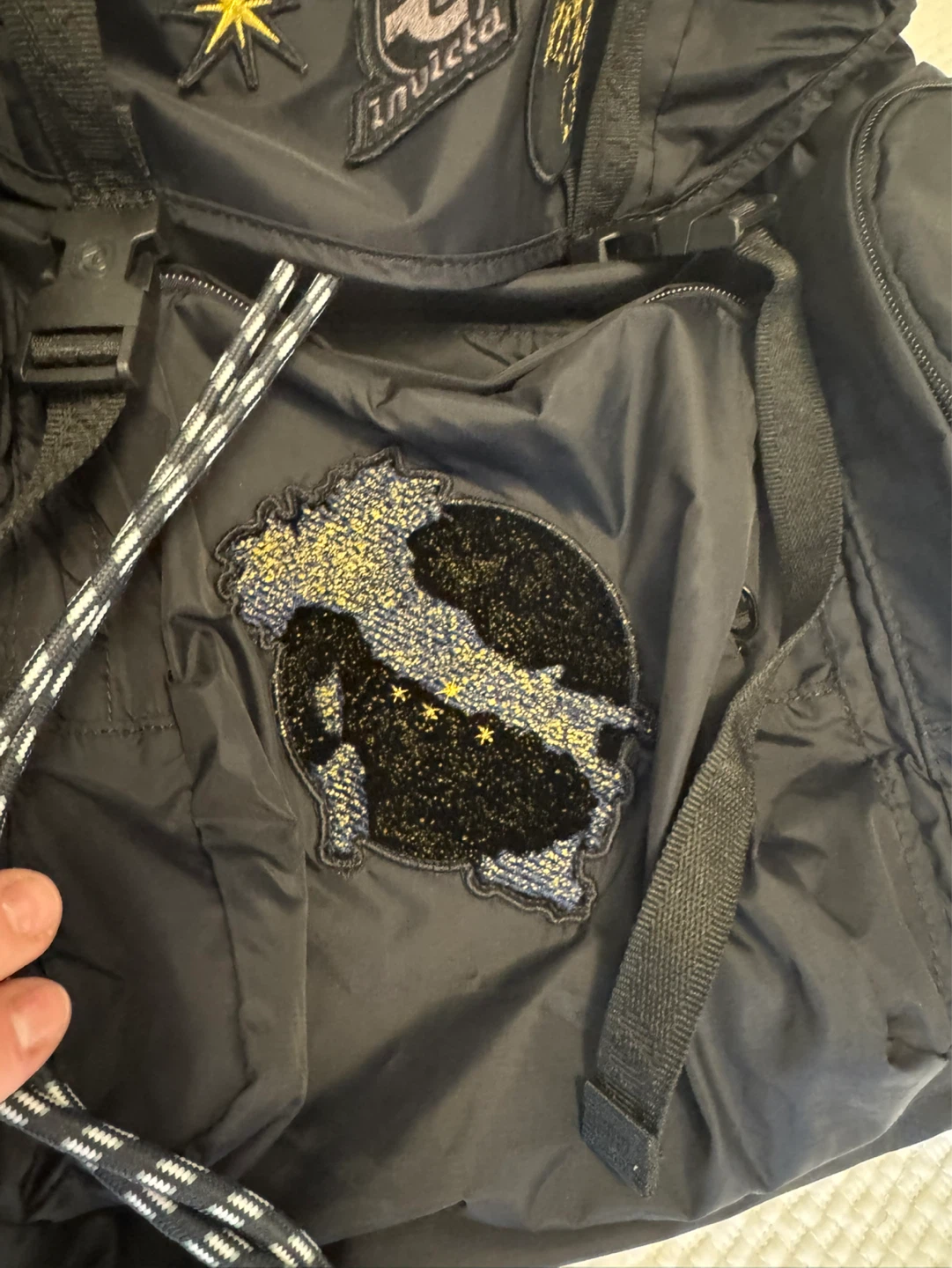 Invicta Black Backpack with Space Themed Patches - photo 5
