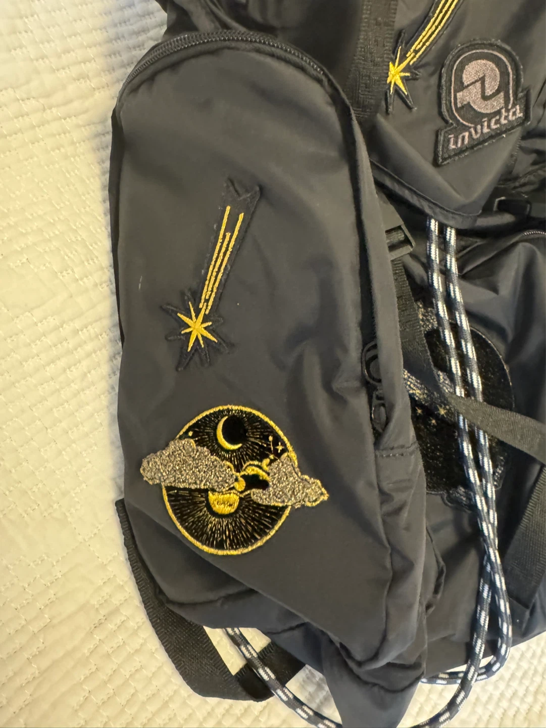 Invicta Black Backpack with Space Themed Patches - photo 4