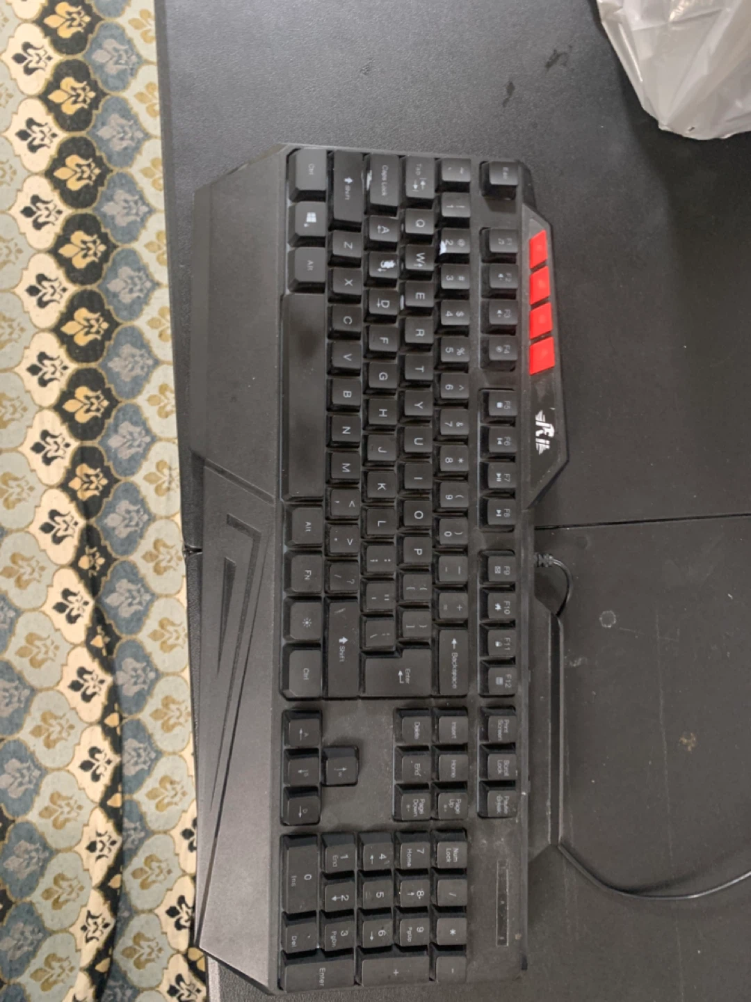 Black Gaming Keyboard
