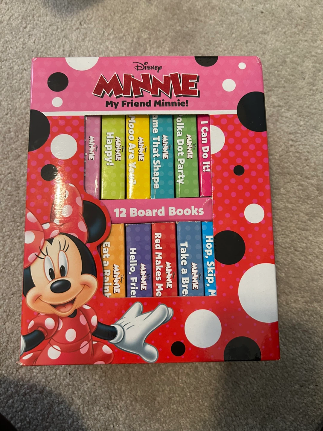 Disney My Friend Minnie 12 Board Books Set