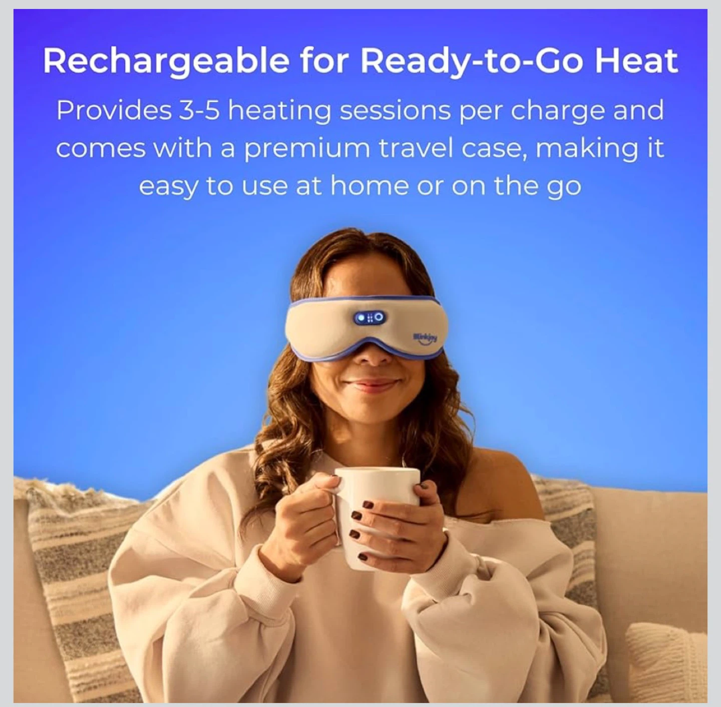 Blinkjoy Rechargeable Heated Eye Mask with Travel Case - photo 5