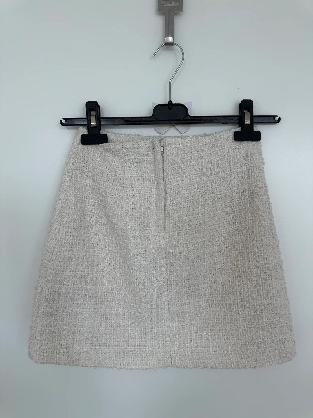 H&M Cream Tweed Mini Skirt - Size 0 - photo 2