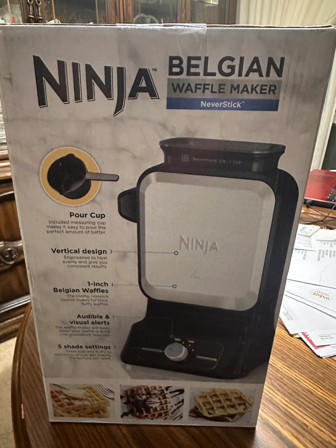 Ninja Belgian Waffle Maker NeverStick - photo 2