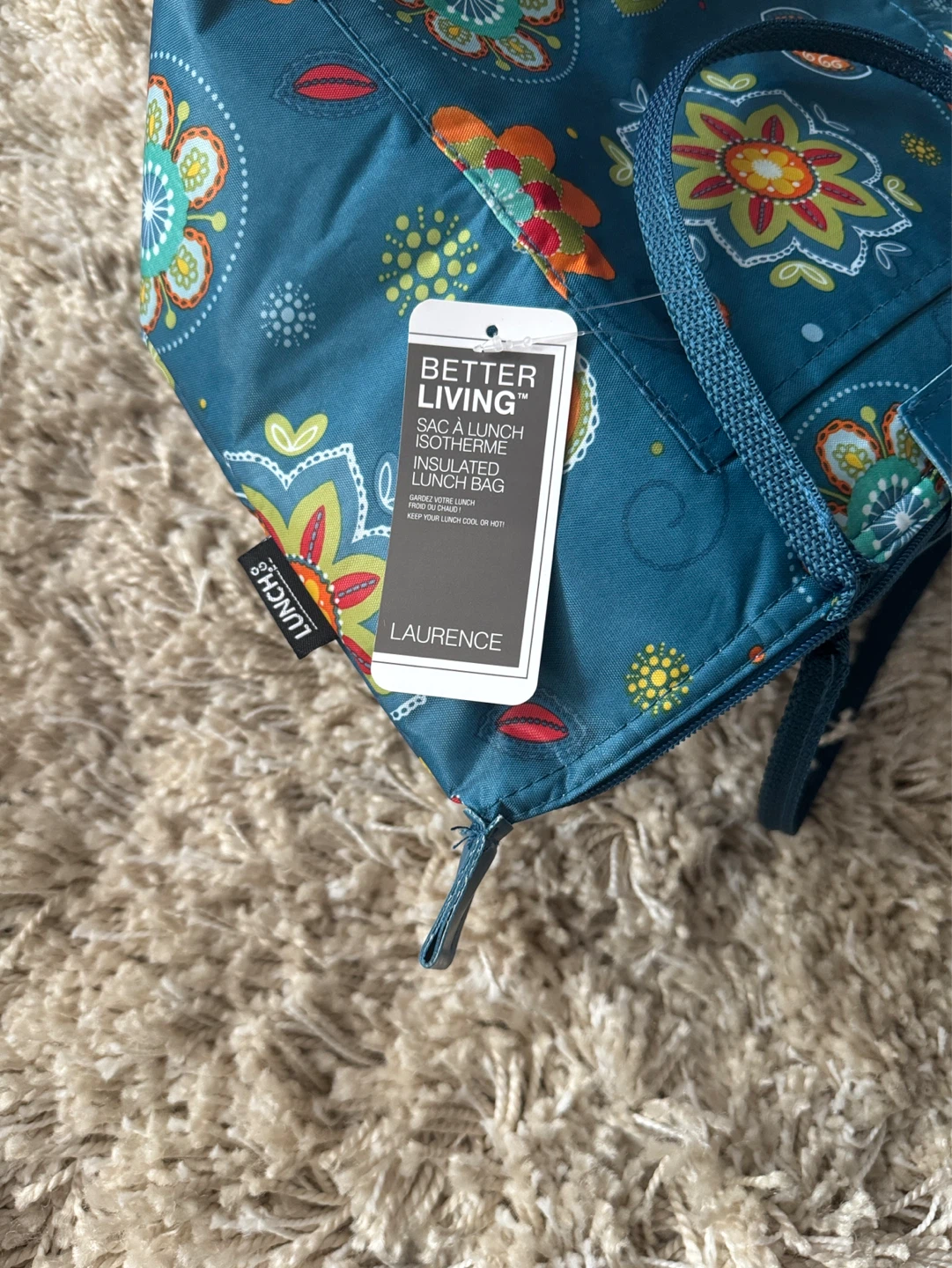 New with Tags! Better Living Floral Insulated Lunch Bag - photo 4