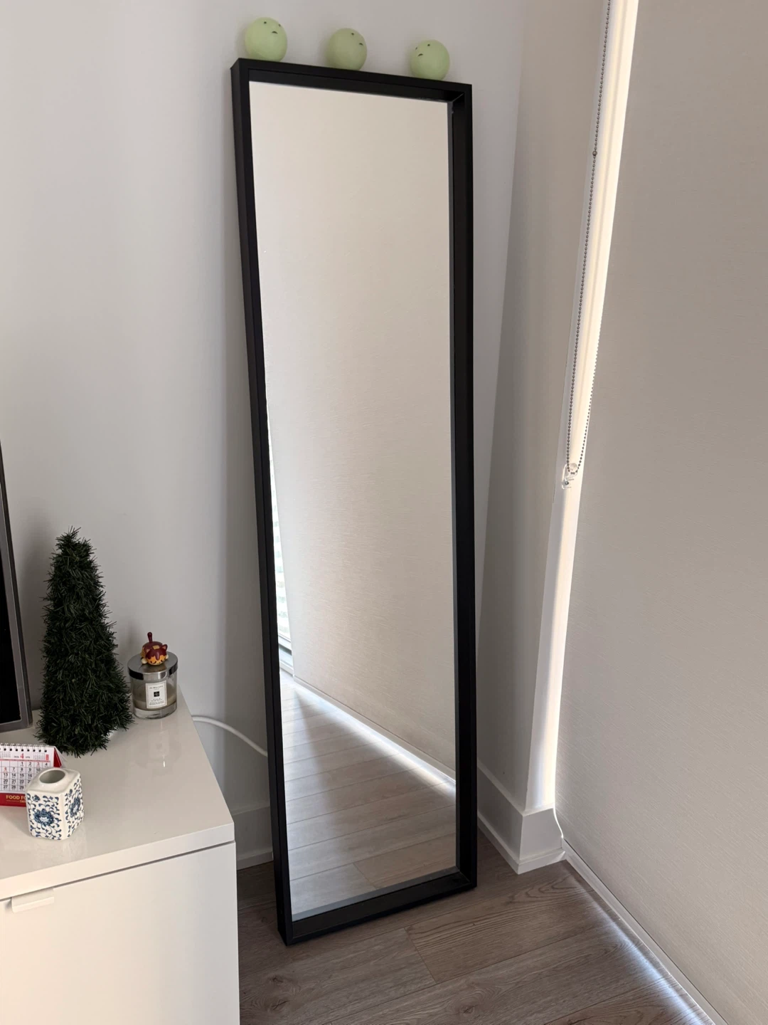 Full Length Standing Mirror - Black Frame