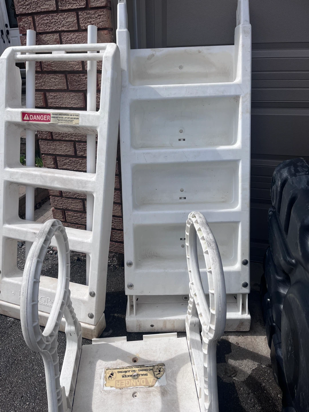 Above Ground Pool Ladder – Complete Set (Adjustable Height) - photo 2
