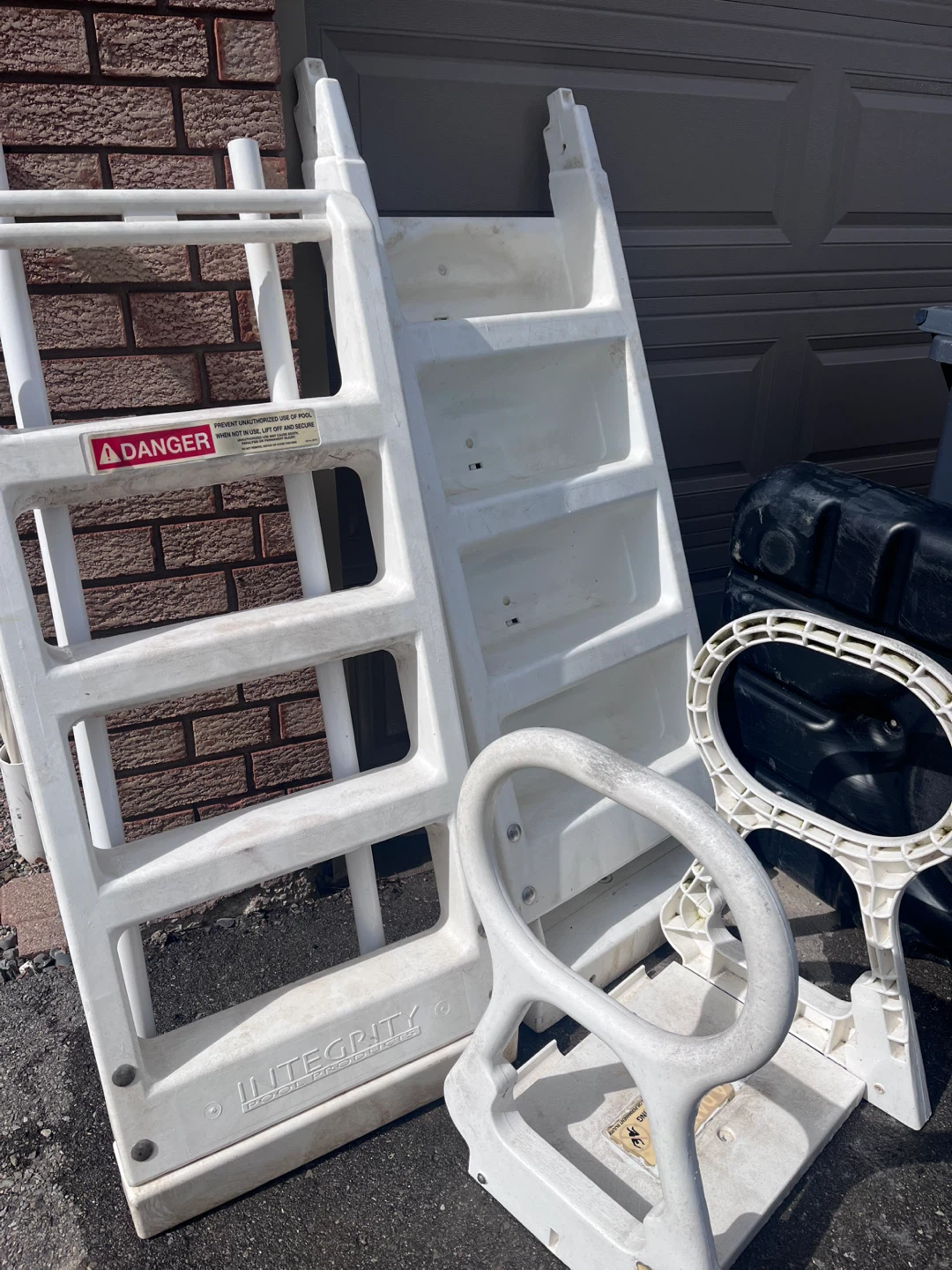 Above Ground Pool Ladder – Complete Set (Adjustable Height) - photo 3