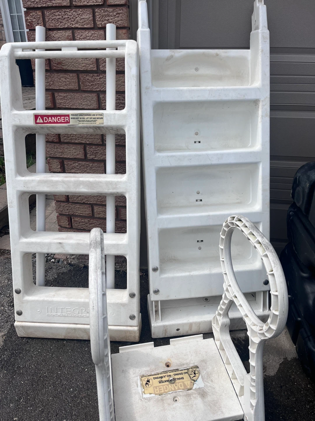 Above Ground Pool Ladder – Complete Set (Adjustable Height)
