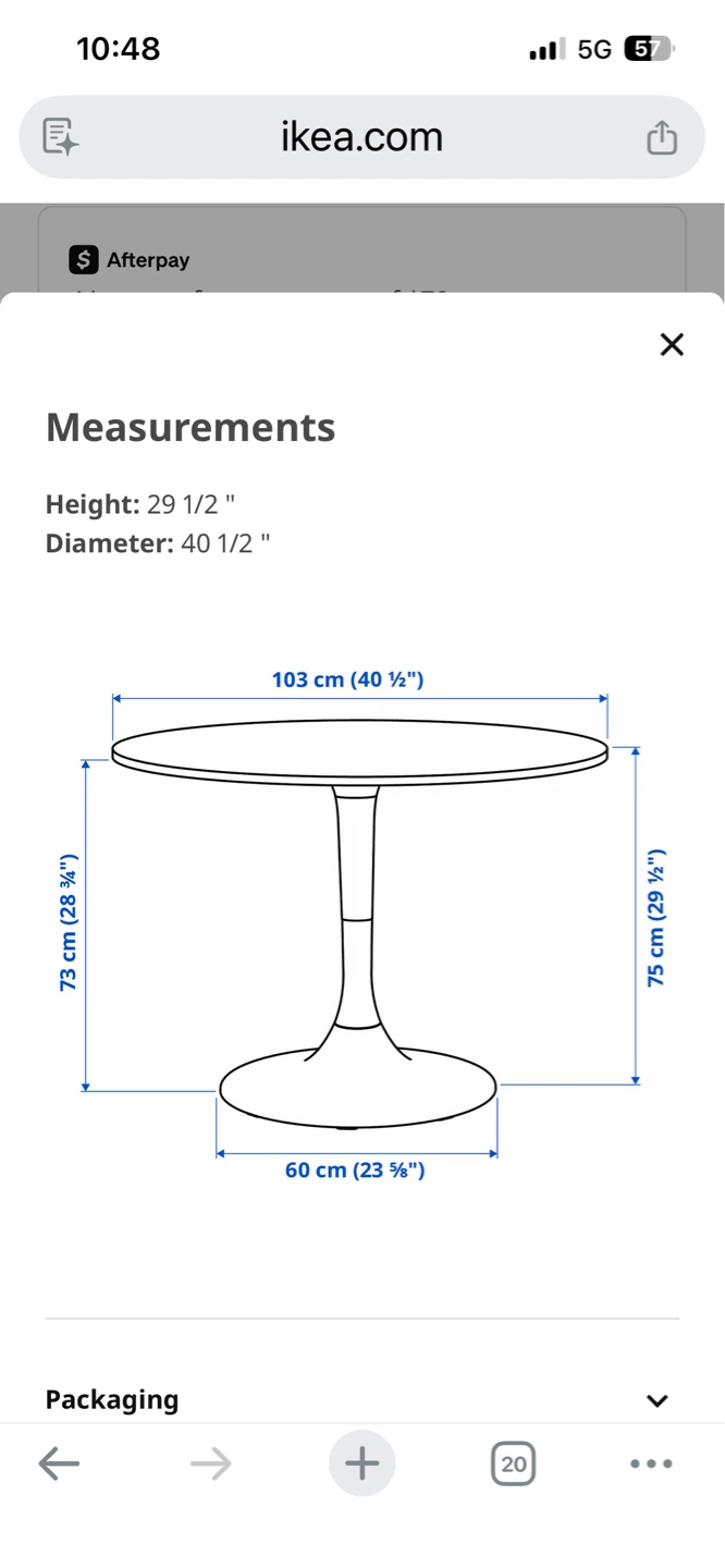 IKEA DOCKSTA Table Base - photo 2