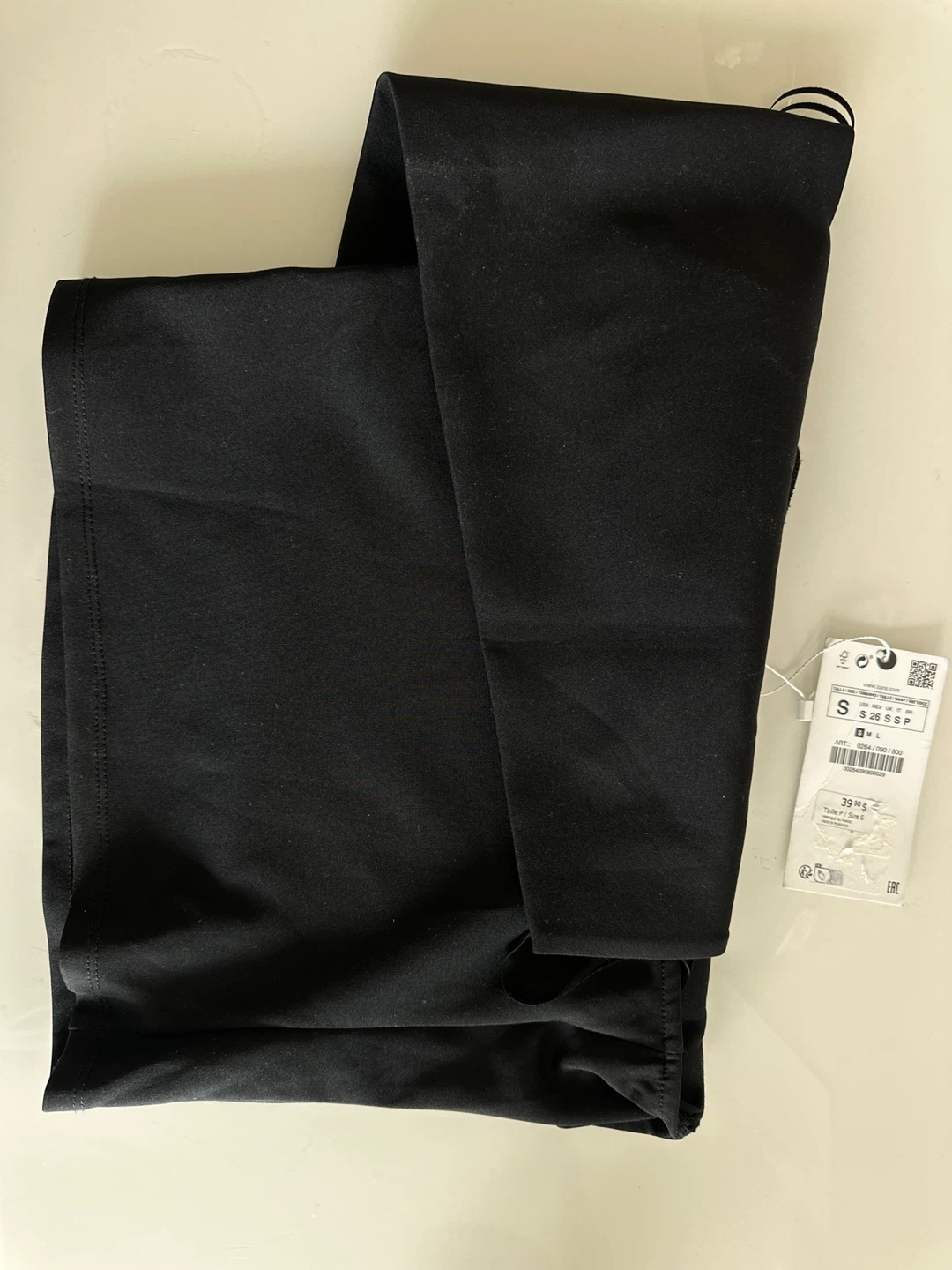 Zara Black Cropped Top Size S - photo 2
