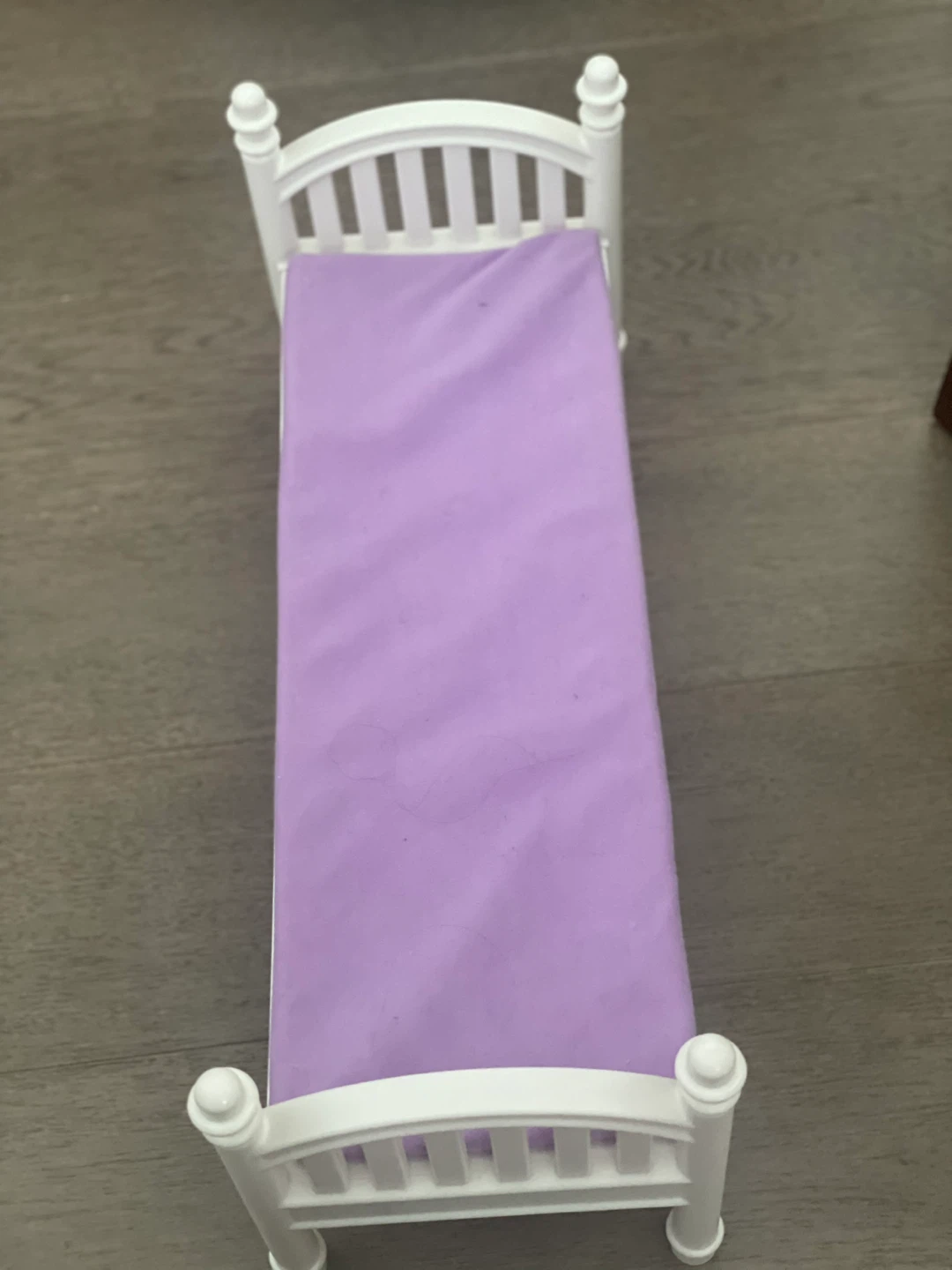 My Life - Doll Bed with Purple Bedding