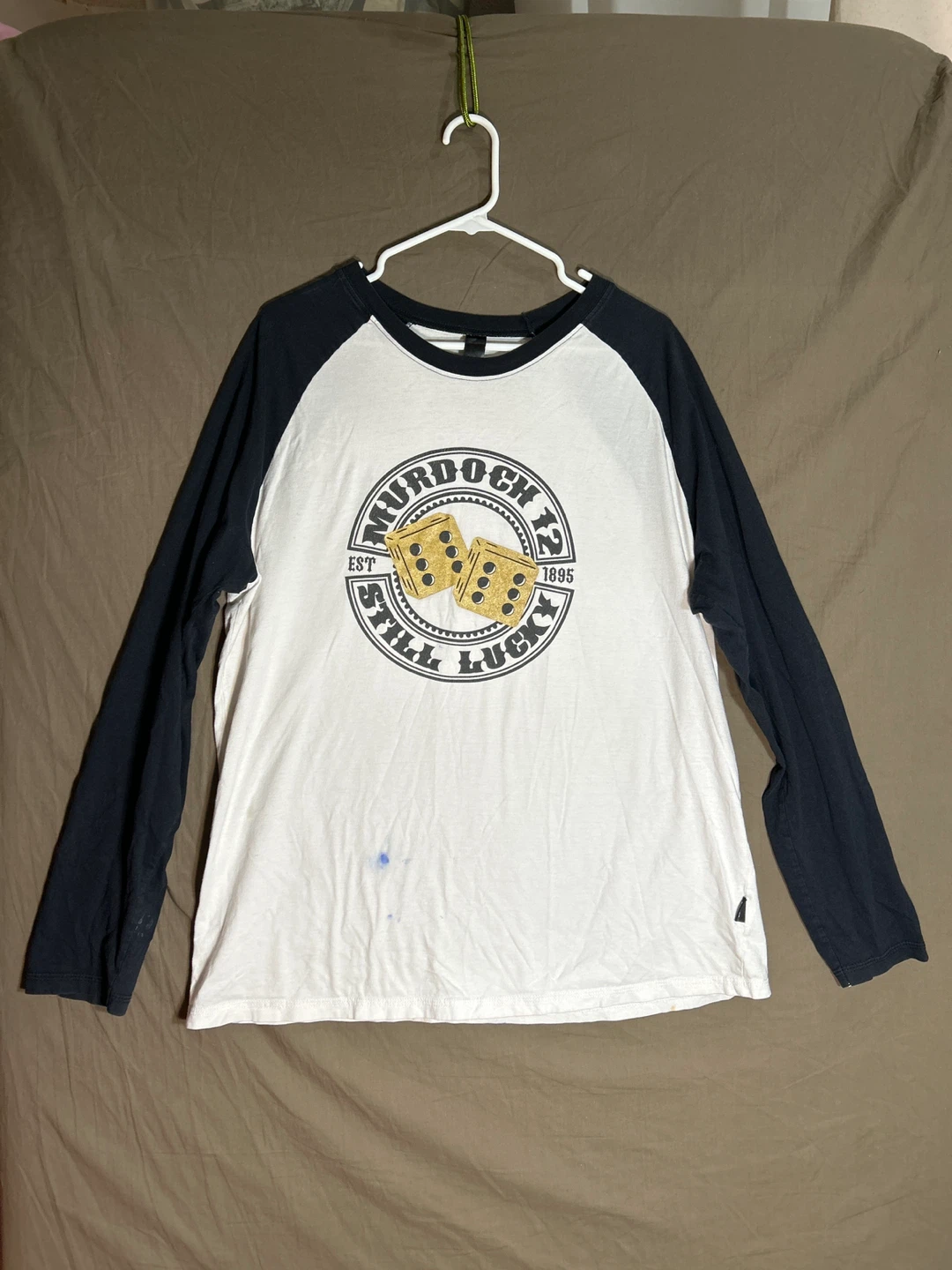 Murdock 12 Baseball T-Shirt - L