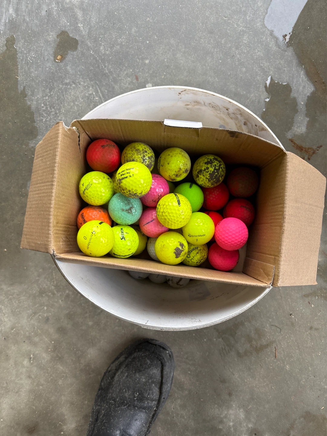 Mixed Brand Golf Balls - Bucket Included - photo 2