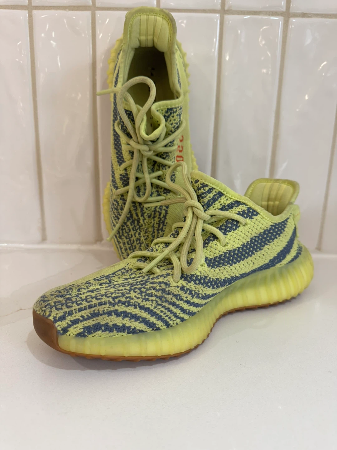 Adidas Yeezy Boost 350 V2 "Semi Frozen Yellow" Sneakers - photo 3