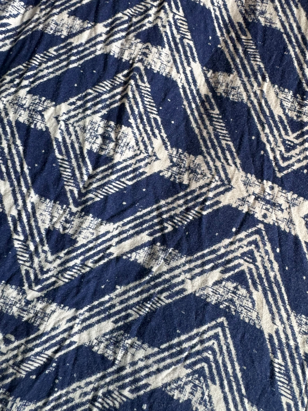 Guess Strapless Maxi Dress XS Blue Geometric Print - photo 2