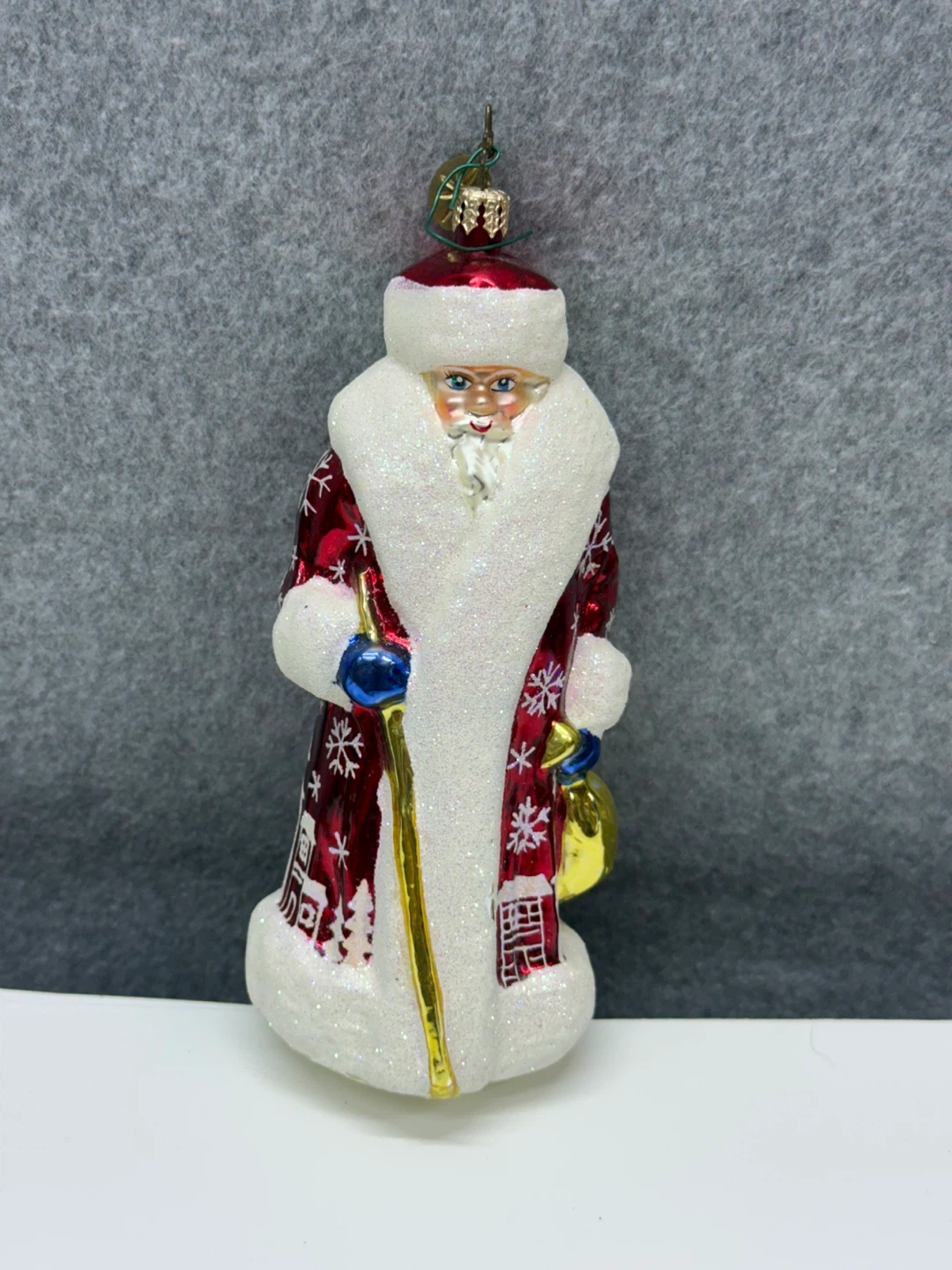 Glass Santa Radko  Christmas Ornament - photo 4