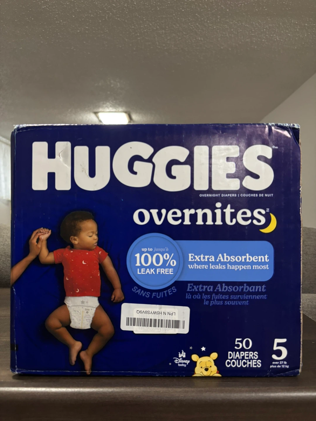 Huggies Overnites Diapers Size 5 - 50 Count