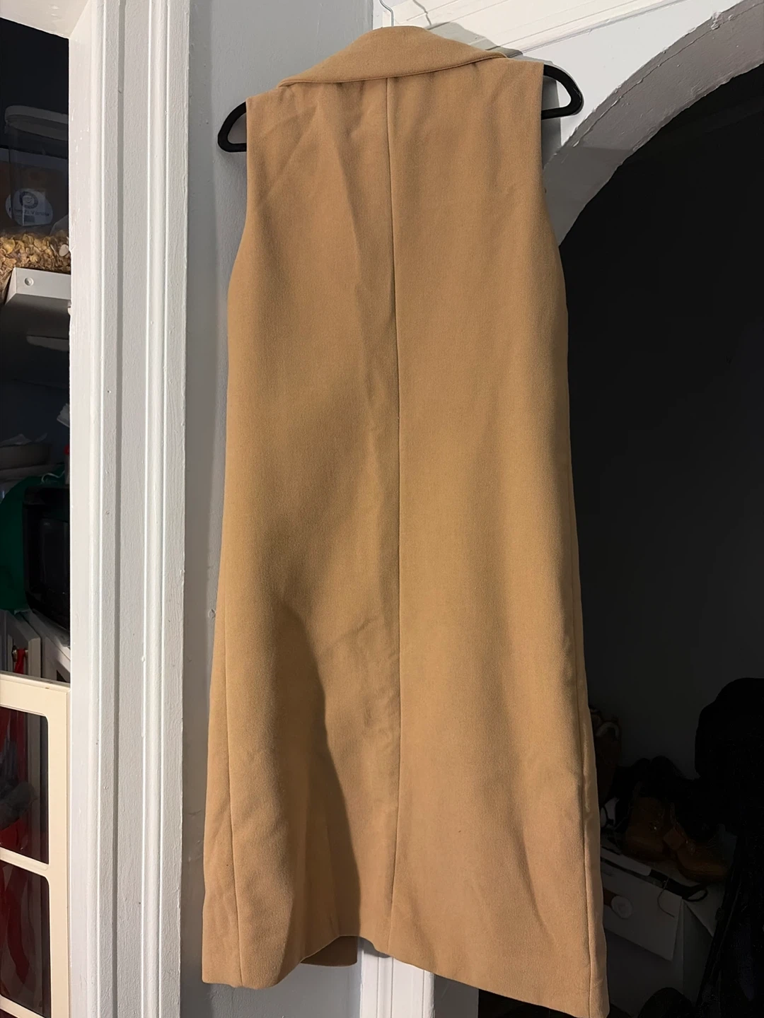 Tan Sleeveless Long Vest - photo 2
