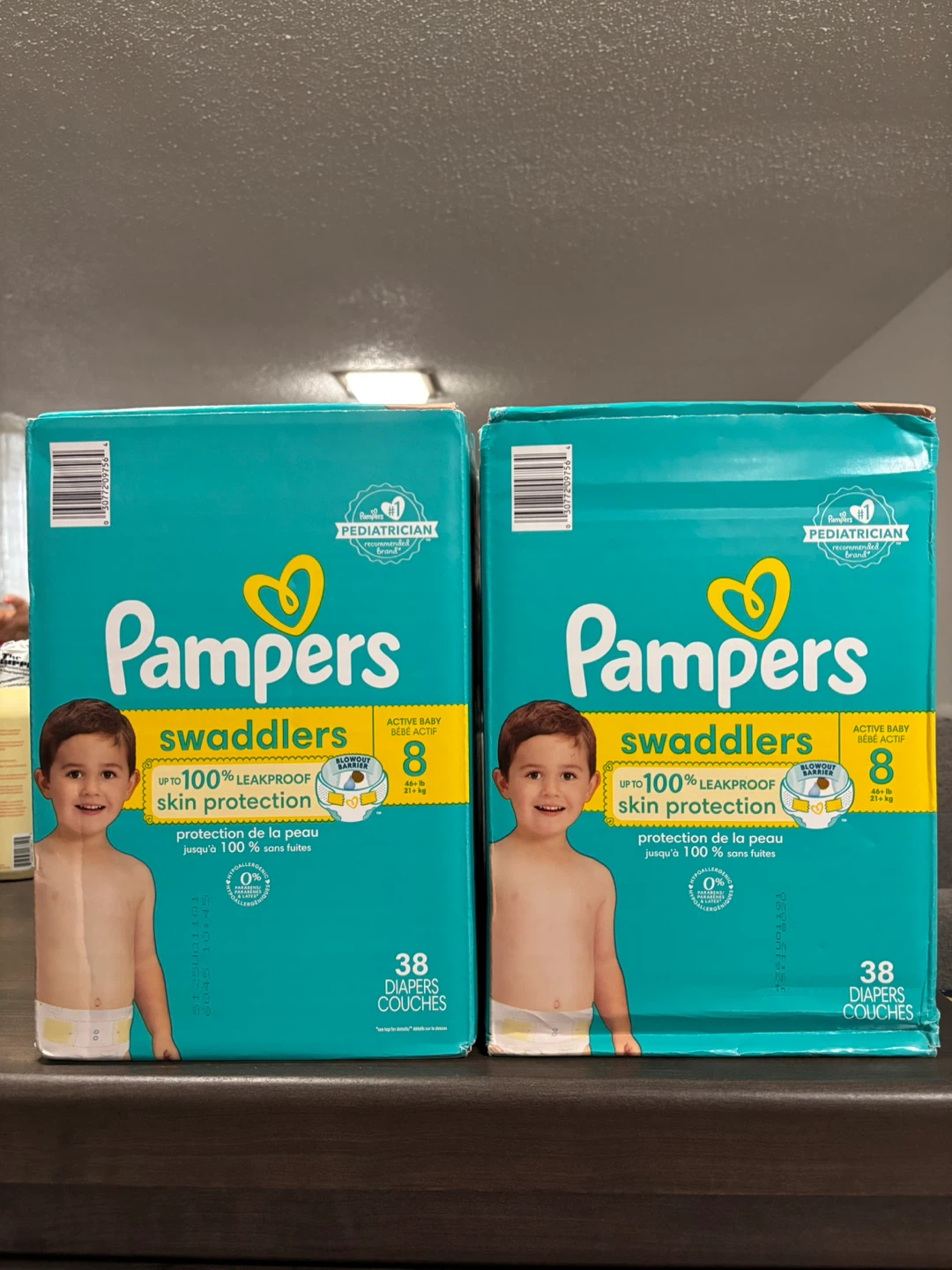 Pampers Swaddlers Size 8 Diapers - 2 Packs (76 Total)