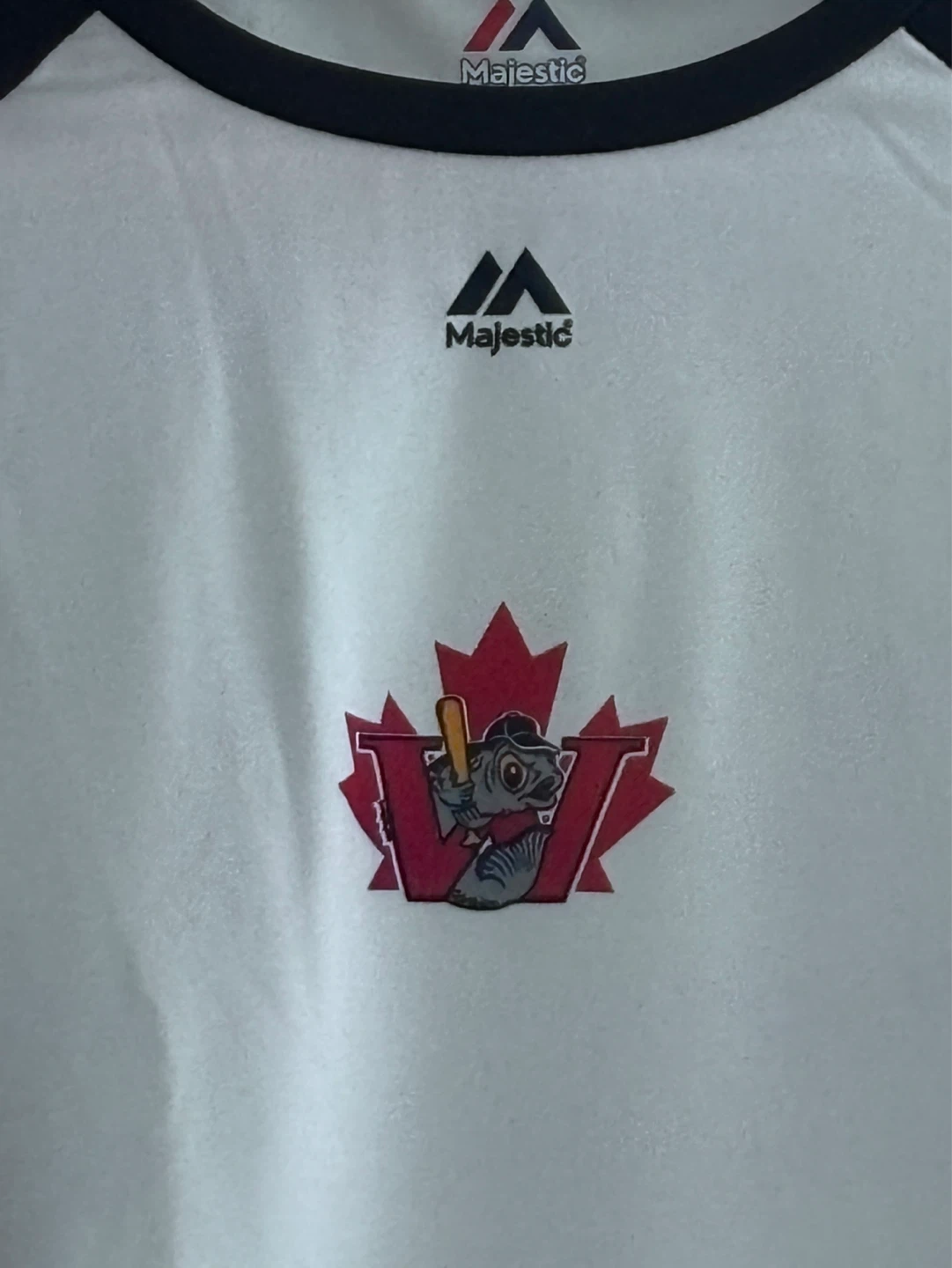 Vintage Winnipeg Goldeyes Majestic Baseball Shirt - L/G - photo 2