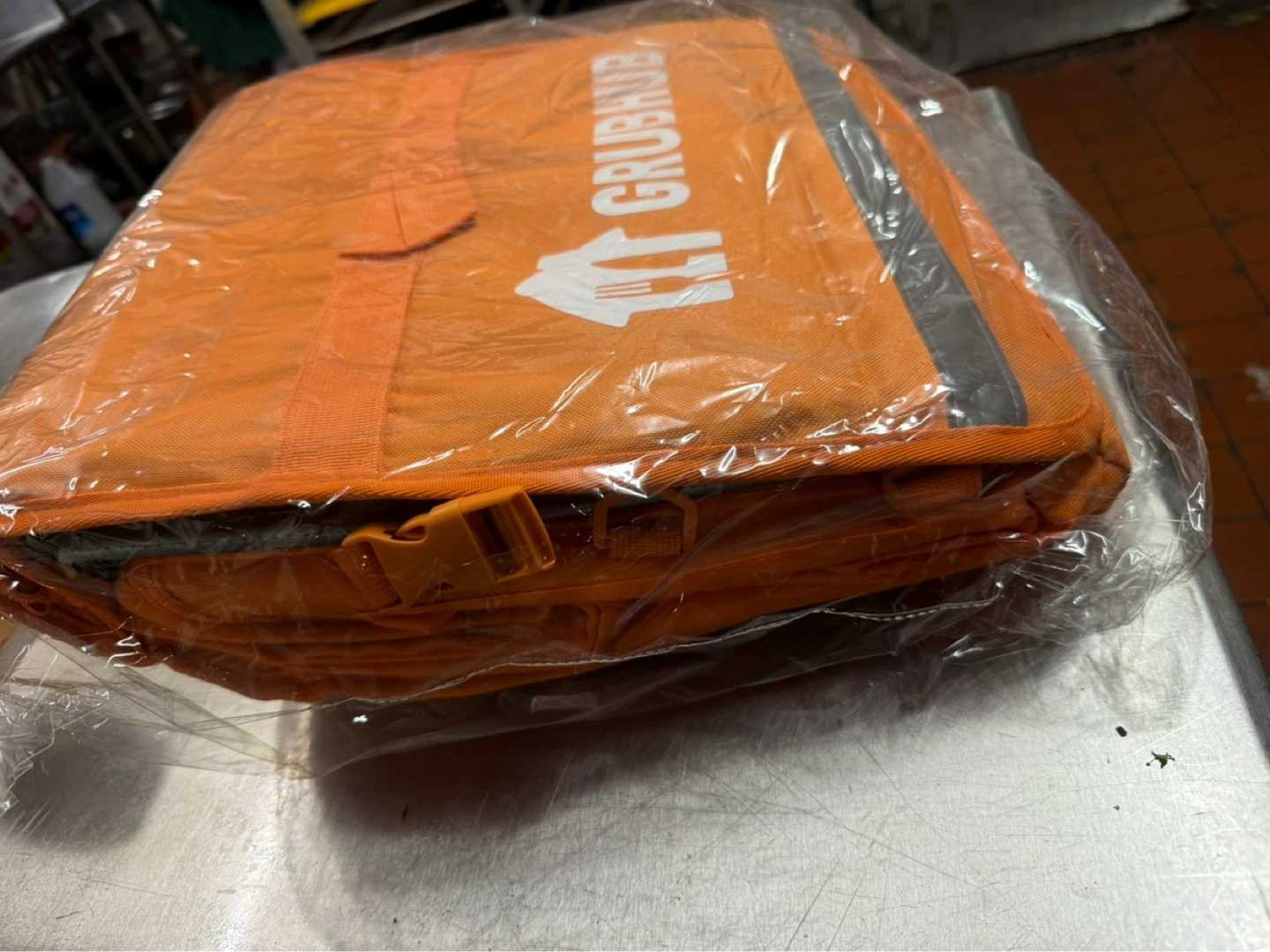 Grubhub Orange Insulated Food Delivery Bag - photo 2