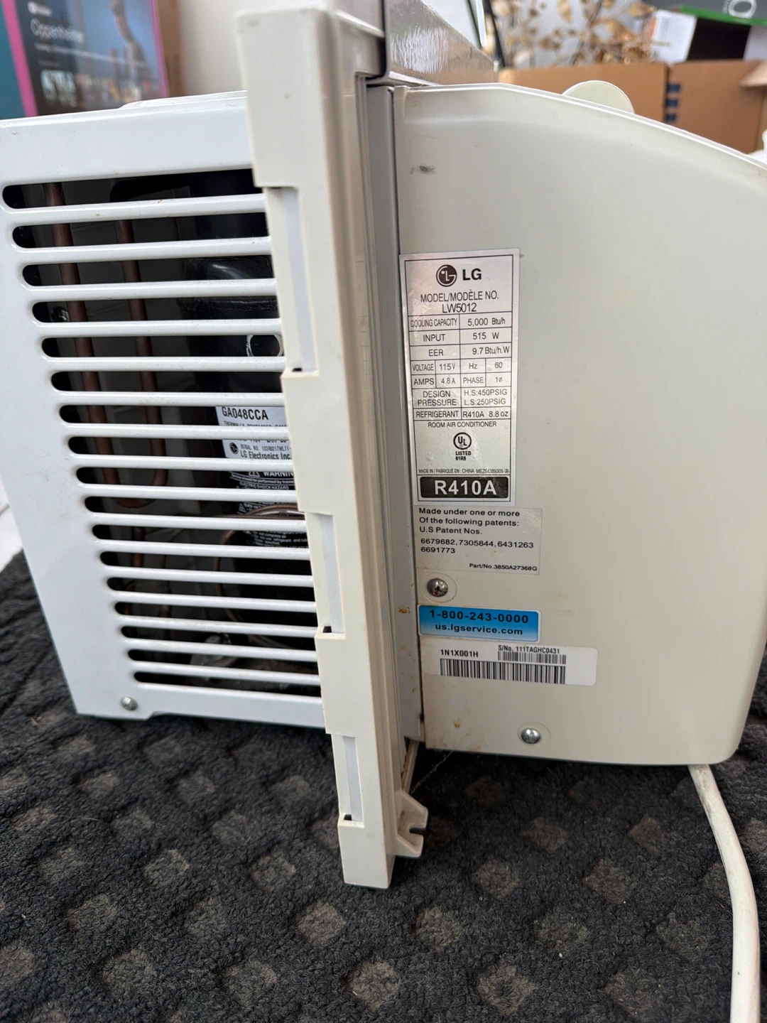 LG Window Air Conditioner LW5012 - photo 2