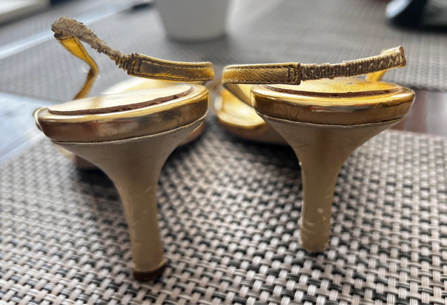 SAMM&Libby Gold Heeled Sandals - photo 4
