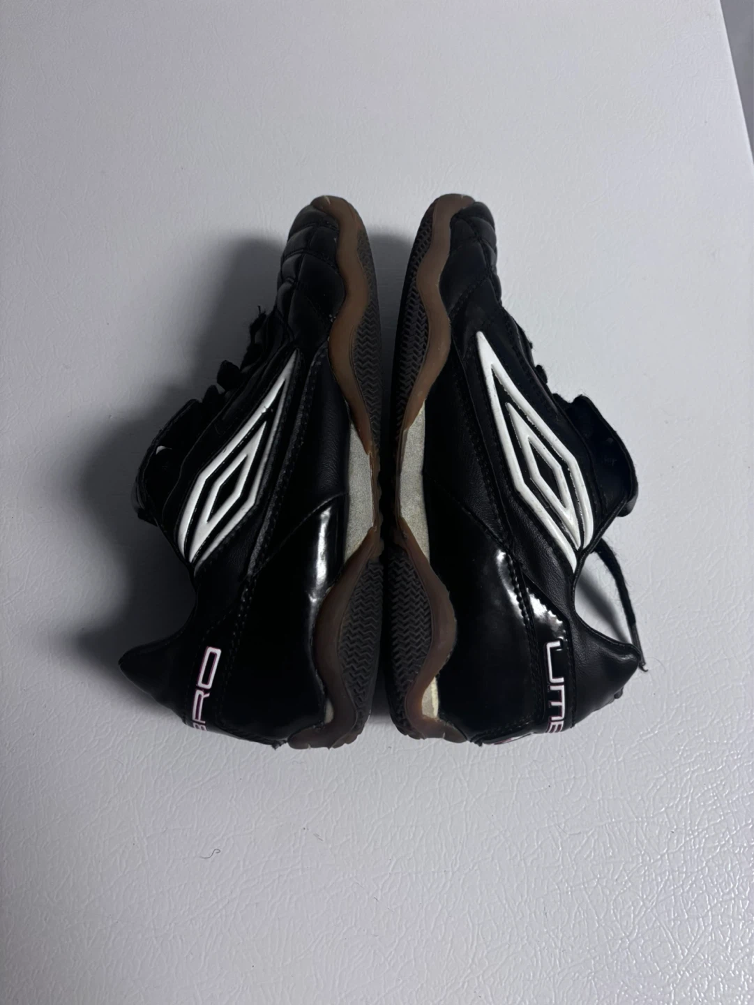 Youth Umbro Black Indoor Soccer Shoes - photo 3
