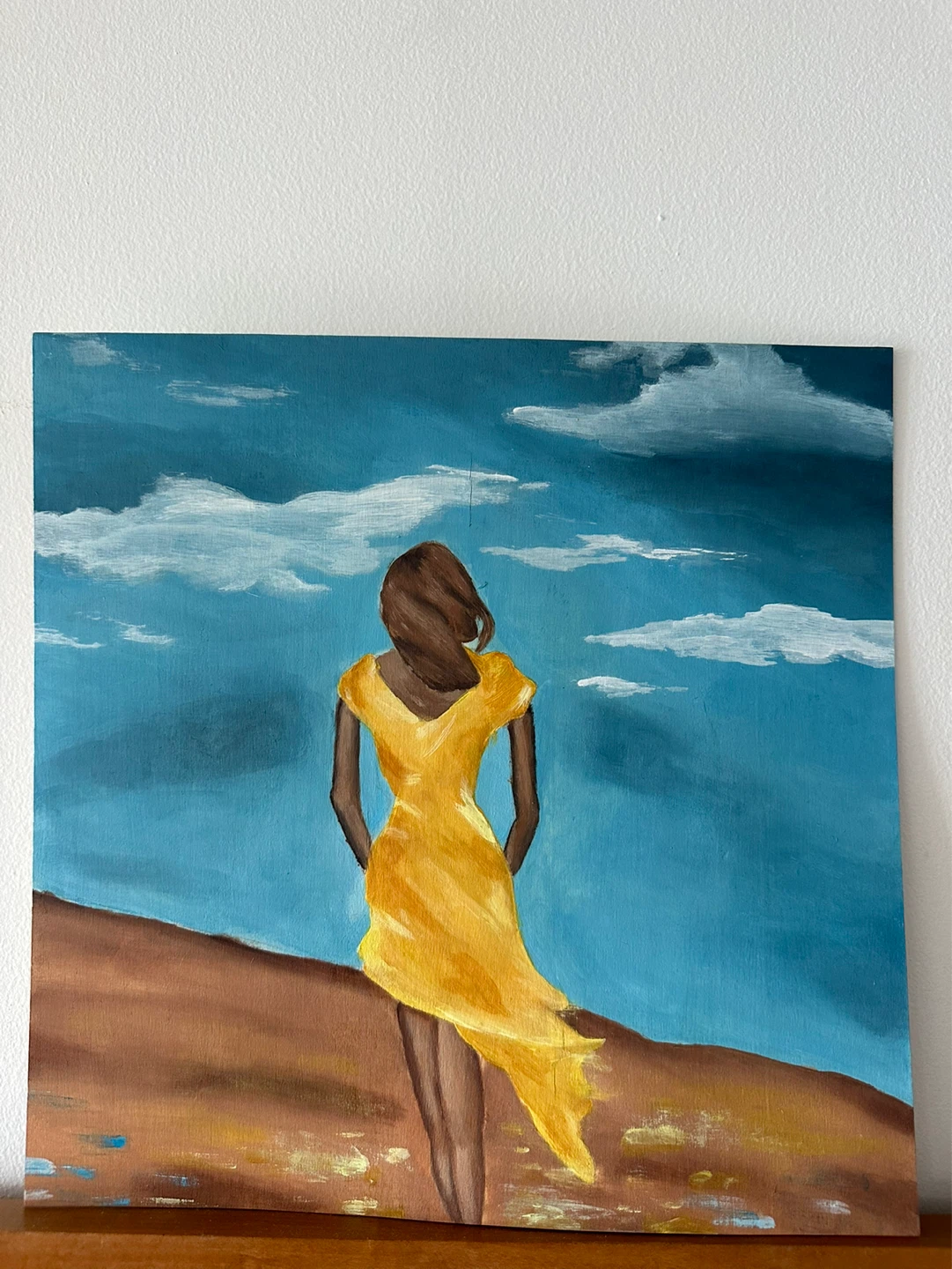Set of 3 Original Acrylic Paintings - photo 2