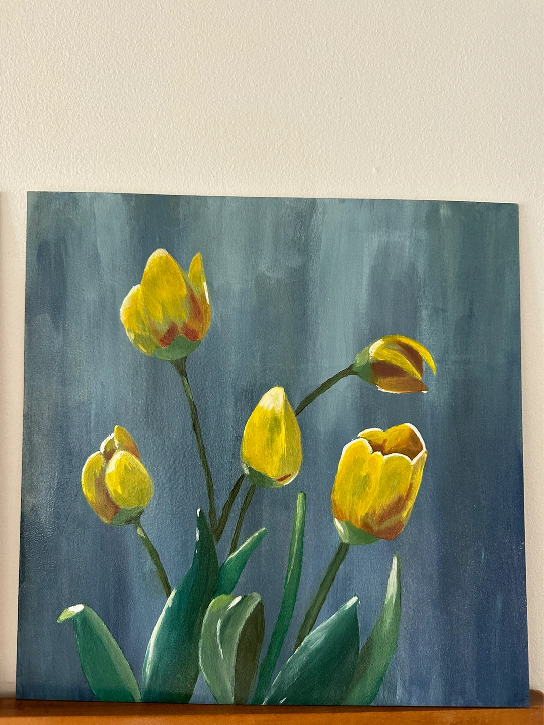 Set of 3 Original Acrylic Paintings - photo 4