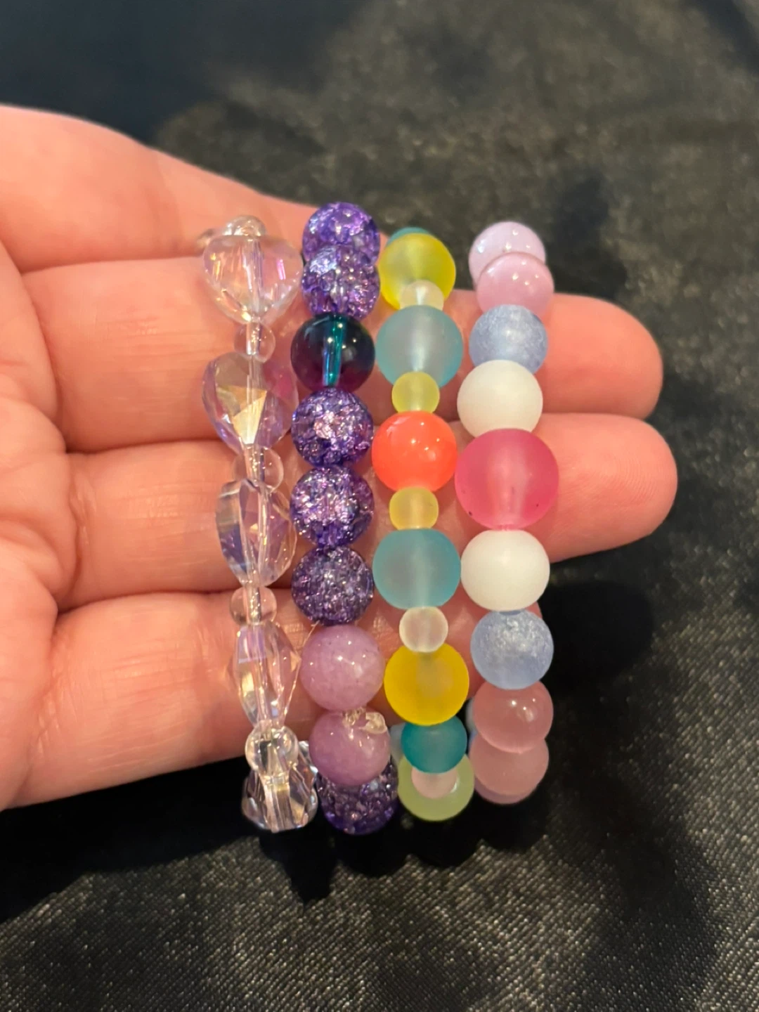 4 Beaded Bracelets Set Kids - photo 2