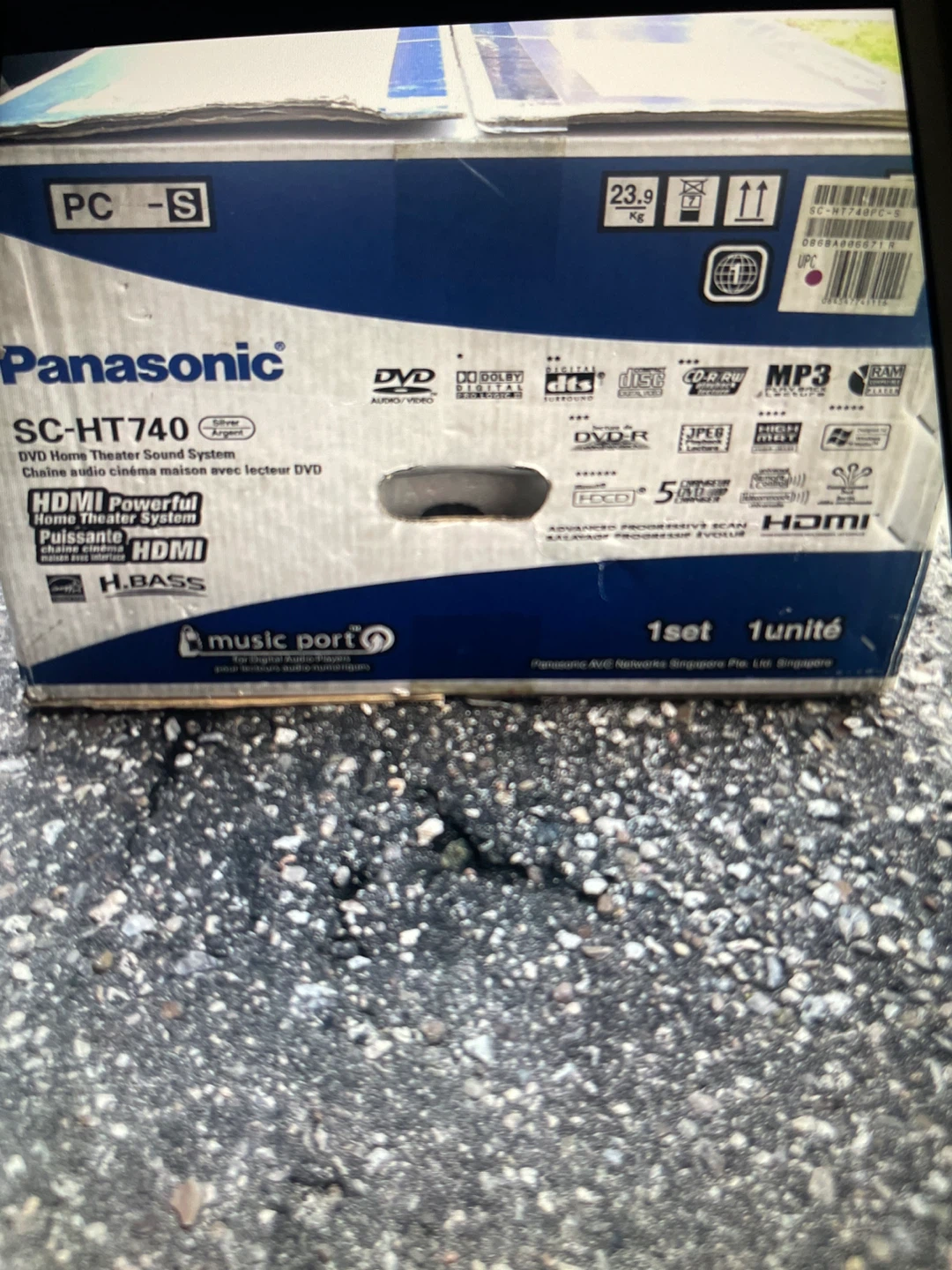 Panasonic SC-HT740 DVD Home Theater Sound System 1000W - photo 4