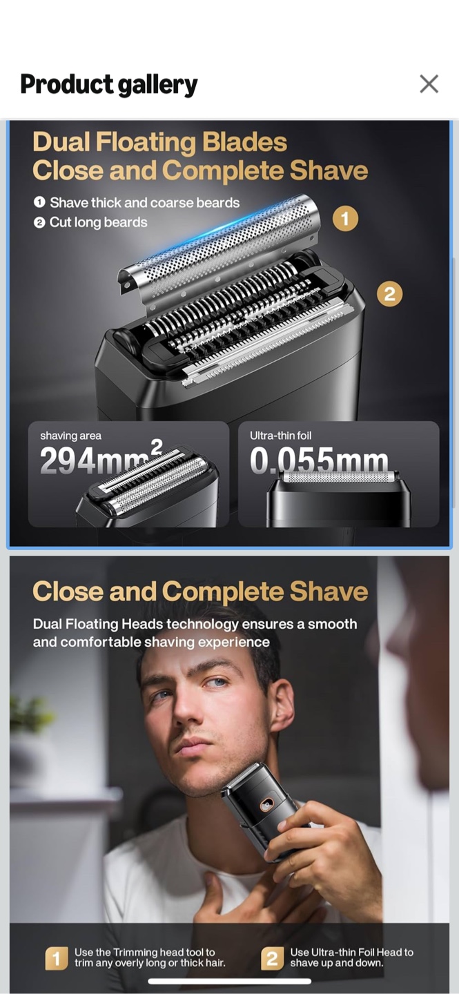 BOSS SHAVE Electric Shaver RF002 - photo 2