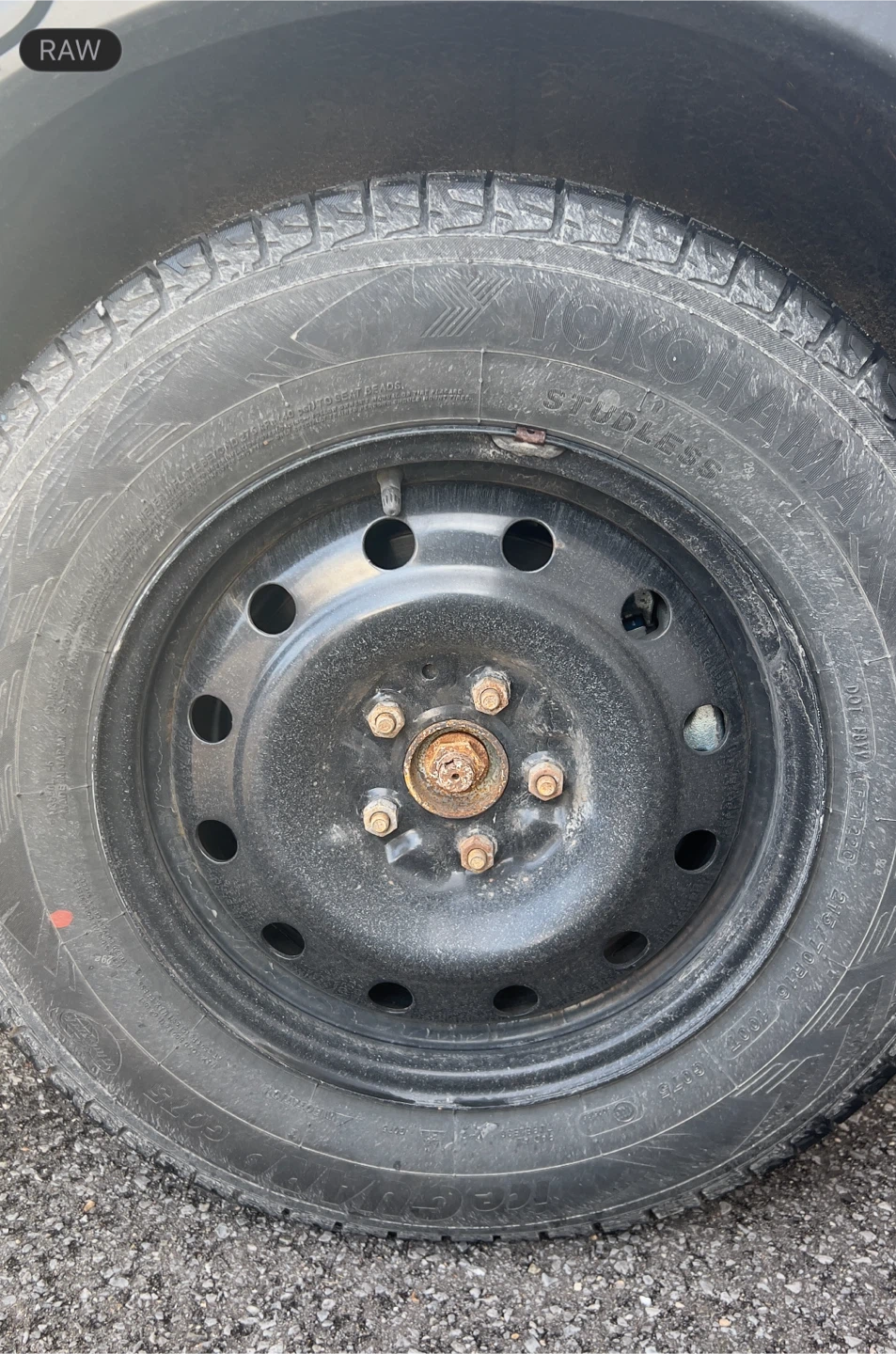 Yokohama Studless Winter Tires with Rims